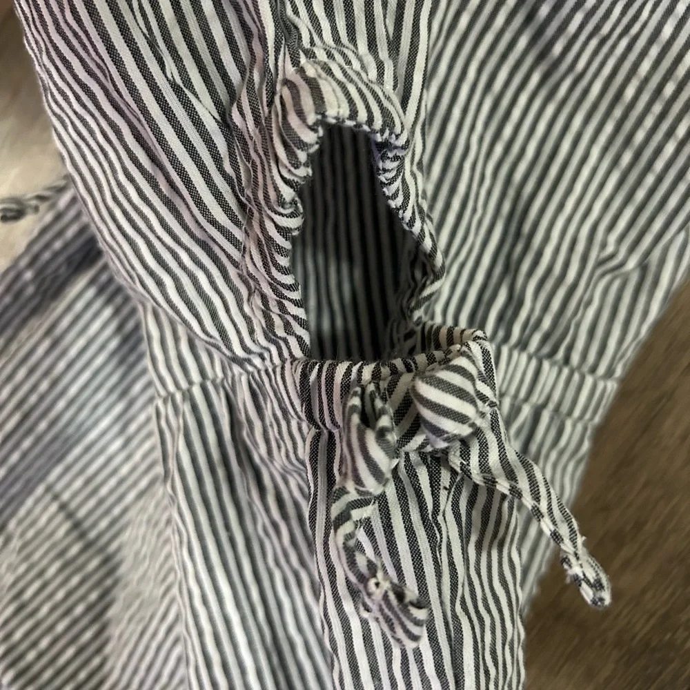 Carter's Striped Jumpsuit -‎ Black and White